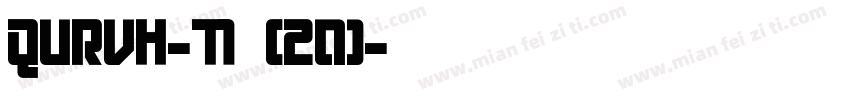 QURVH-T1 (20)字体转换